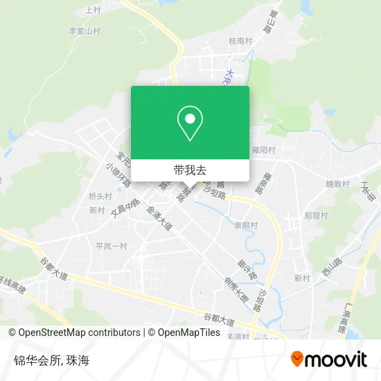 锦华会所地图