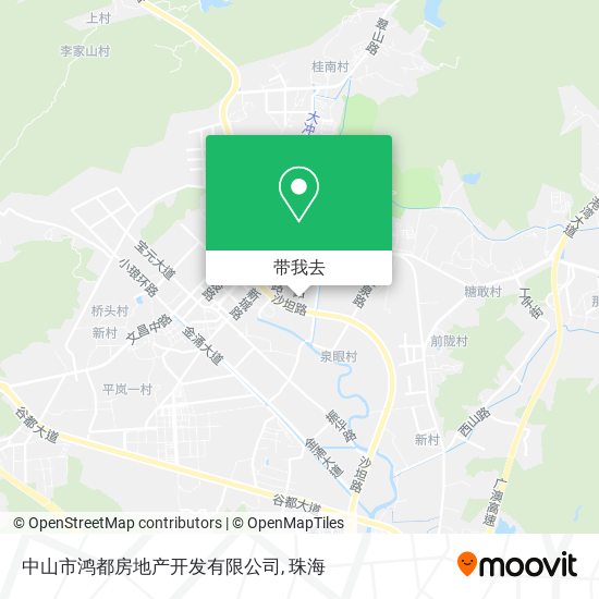 中山市鸿都房地产开发有限公司地图