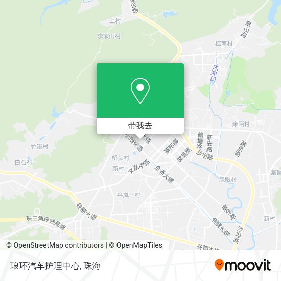 琅环汽车护理中心地图