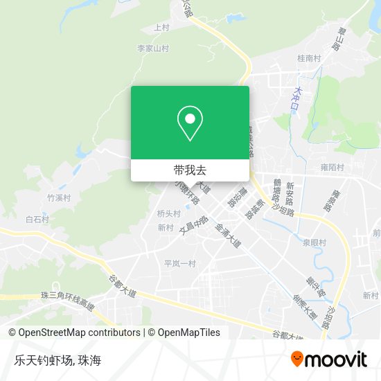 乐天钓虾场地图