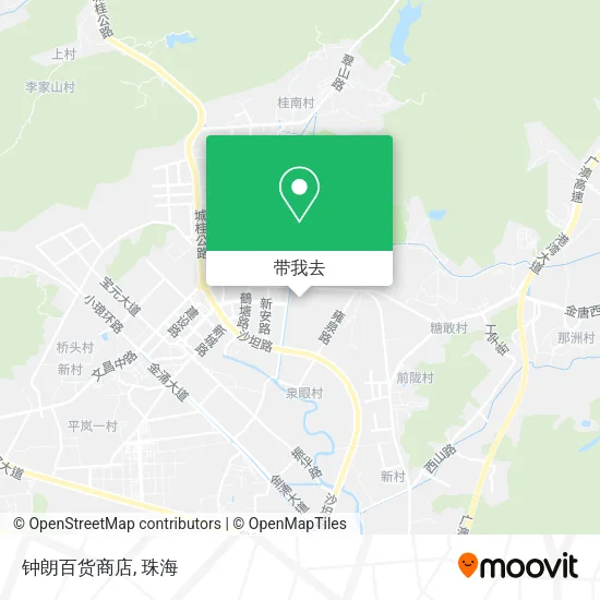 钟朗百货商店地图