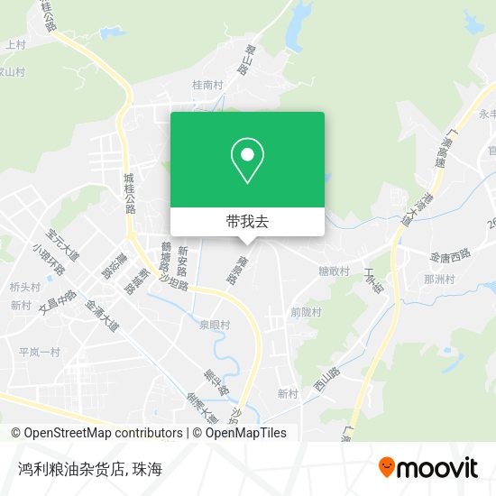 鸿利粮油杂货店地图
