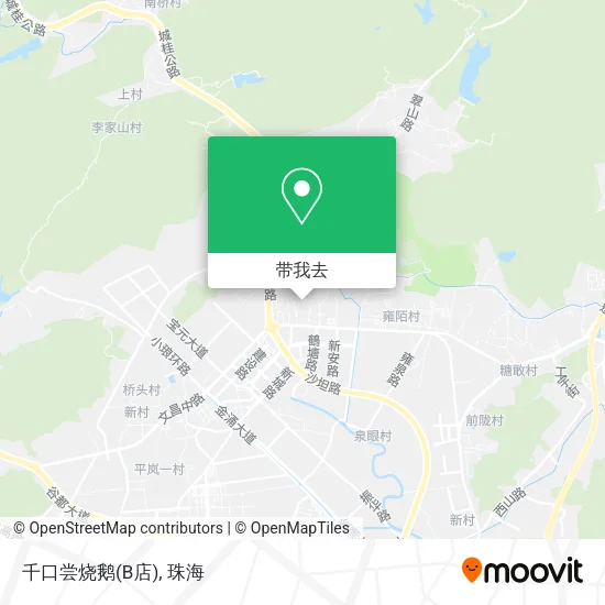 千口尝烧鹅(B店)地图