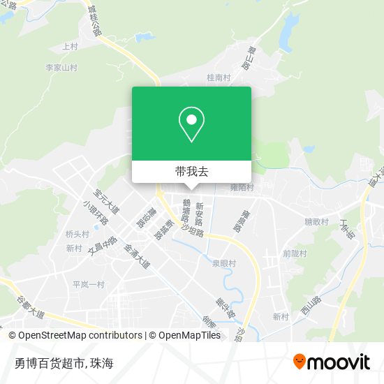 勇博百货超市地图