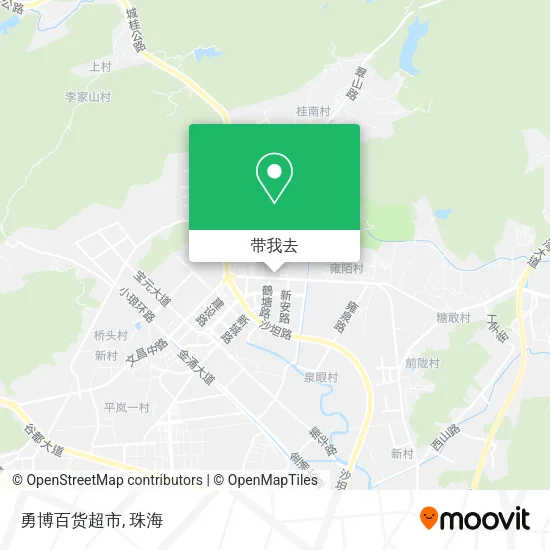 勇博百货超市地图