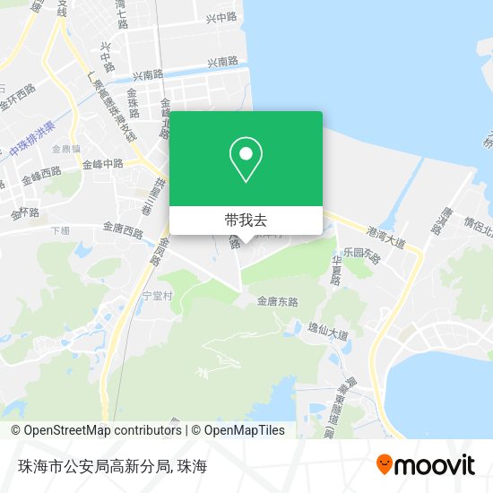 珠海市公安局高新分局地图