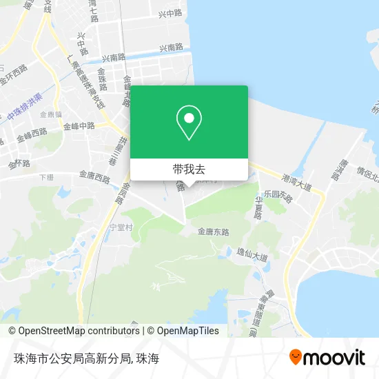 珠海市公安局高新分局地图
