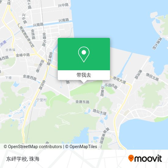 东岼学校地图
