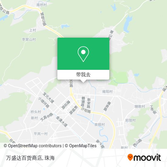 万盛达百货商店地图