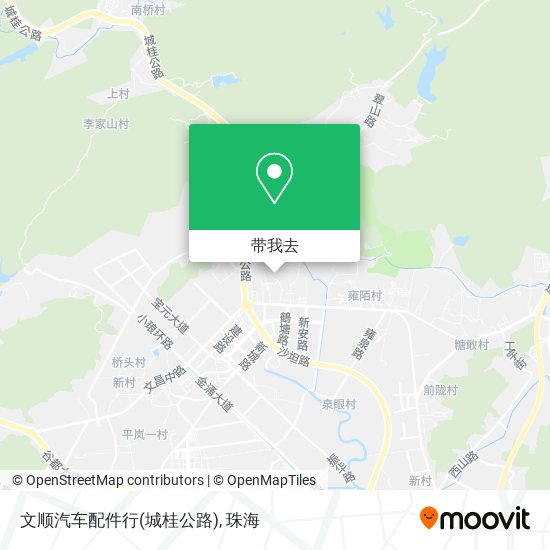 文顺汽车配件行(城桂公路)地图