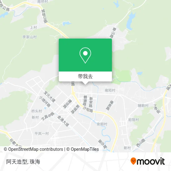 阿天造型地图