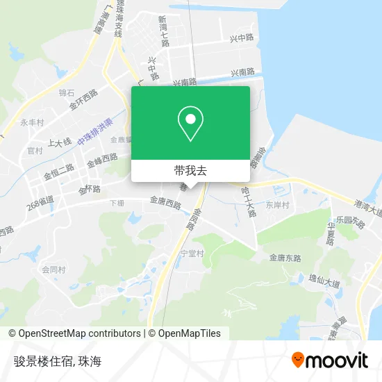 骏景楼住宿地图