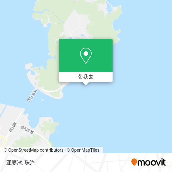 亚婆湾地图