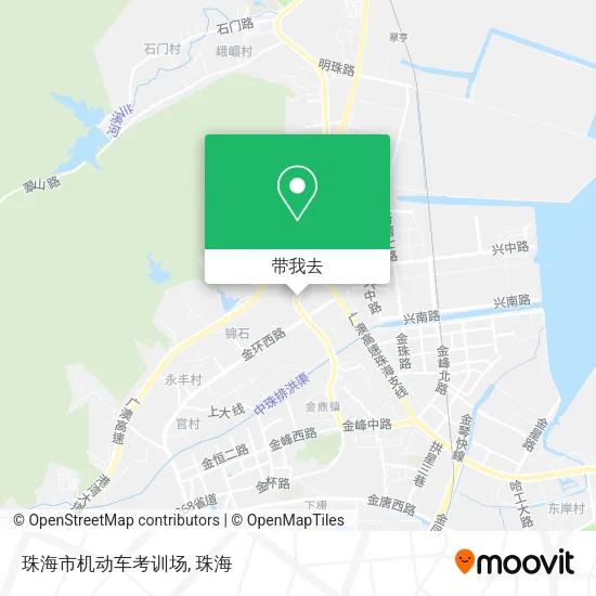 珠海市机动车考训场地图