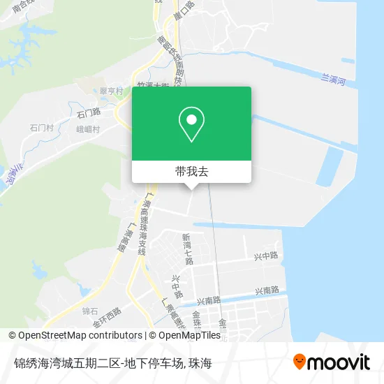 锦绣海湾城五期二区-地下停车场地图