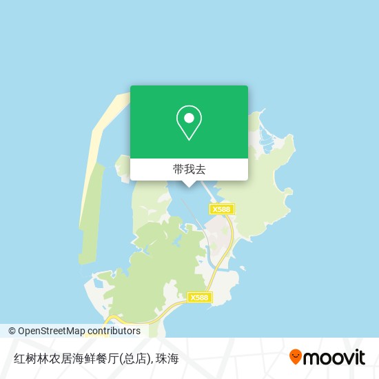 红树林农居海鲜餐厅(总店)地图
