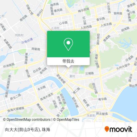 向大大(前山3号店)地图