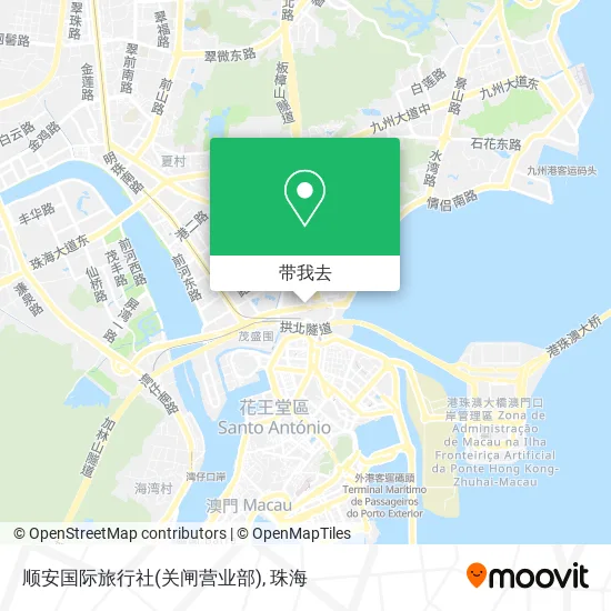 顺安国际旅行社(关闸营业部)地图