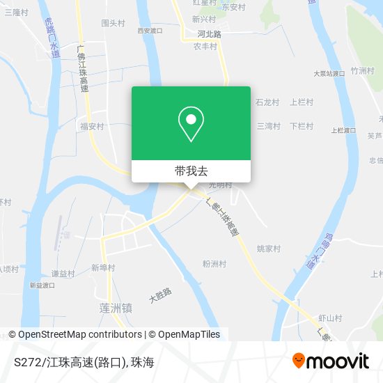 S272/江珠高速(路口)地图