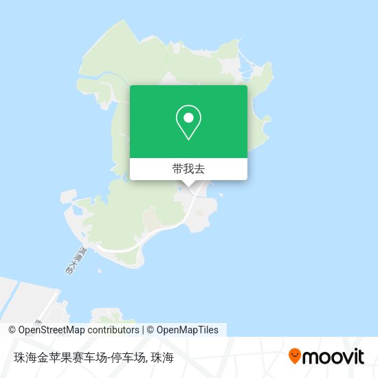 珠海金苹果赛车场-停车场地图
