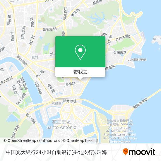 中国光大银行24小时自助银行(拱北支行)地图