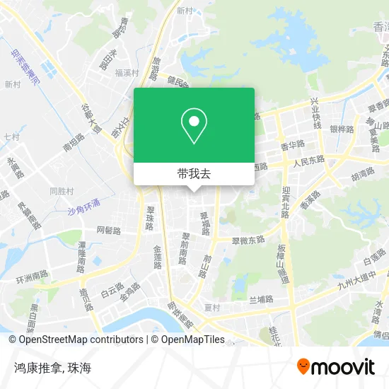 鸿康推拿地图