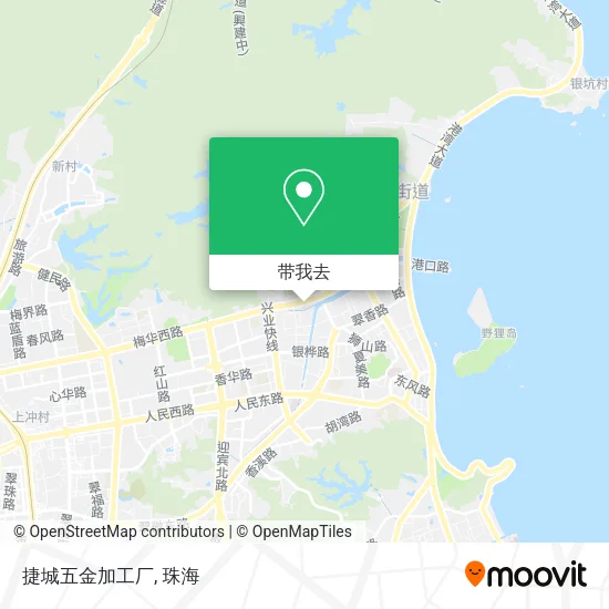 捷城五金加工厂地图