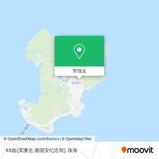 85路(淇澳北-唐国安纪念馆)地图