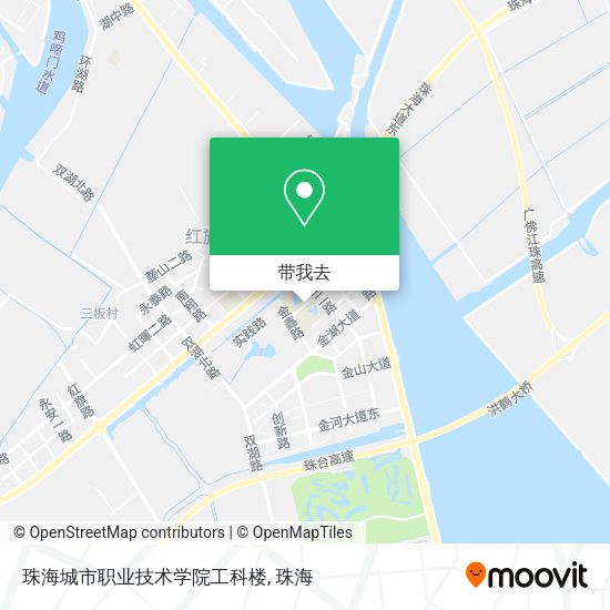 珠海城市职业技术学院工科楼地图