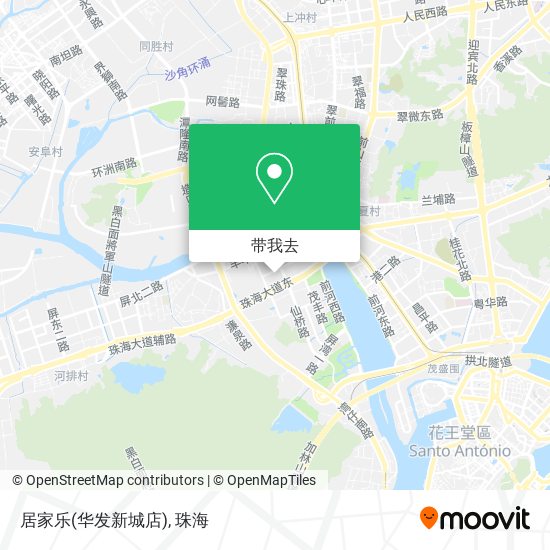 居家乐(华发新城店)地图