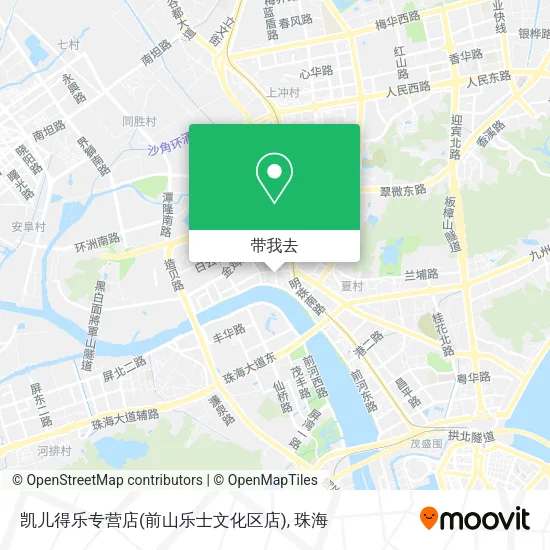 凯儿得乐专营店(前山乐士文化区店)地图