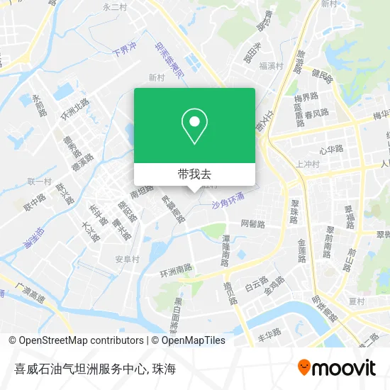 喜威石油气坦洲服务中心地图