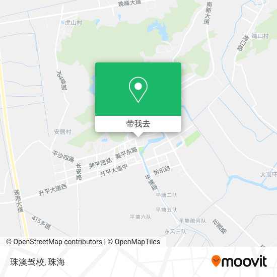 珠澳驾校地图