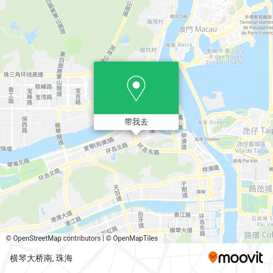 横琴大桥南地图