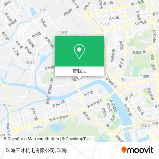 珠海三才机电有限公司地图