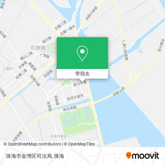 珠海市金湾区司法局地图