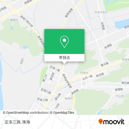 定东三路地图