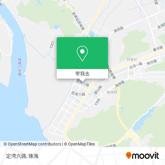定湾六路地图