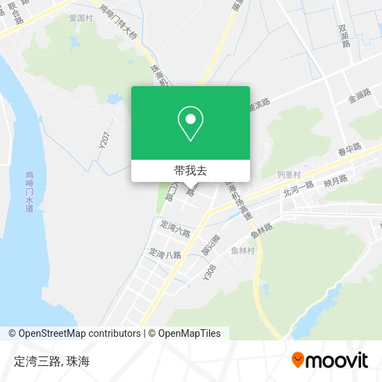 定湾三路地图