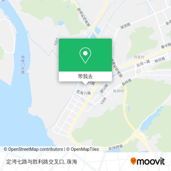 定湾七路与胜利路交叉口地图