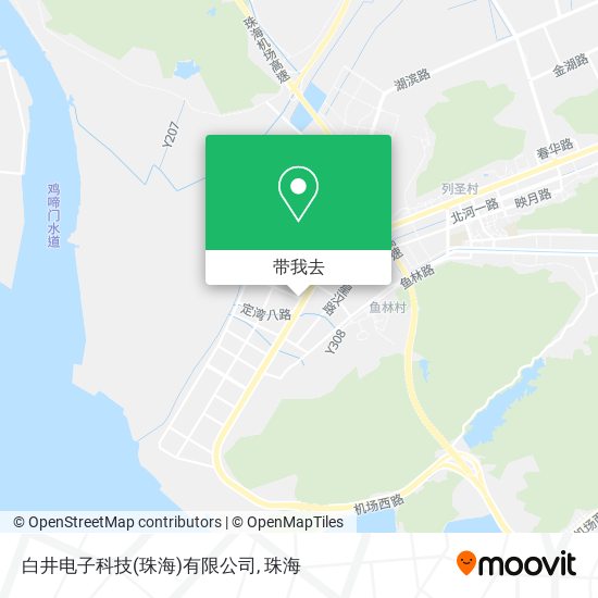 白井电子科技(珠海)有限公司地图