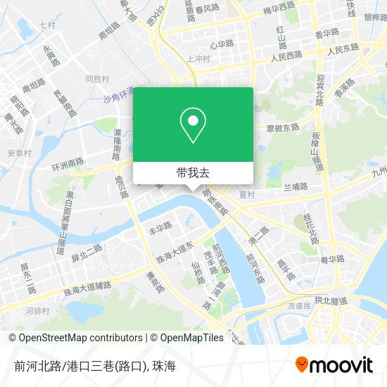 前河北路/港口三巷(路口)地图