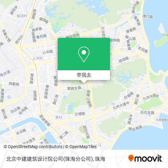 北京中建建筑设计院公司(珠海分公司)地图