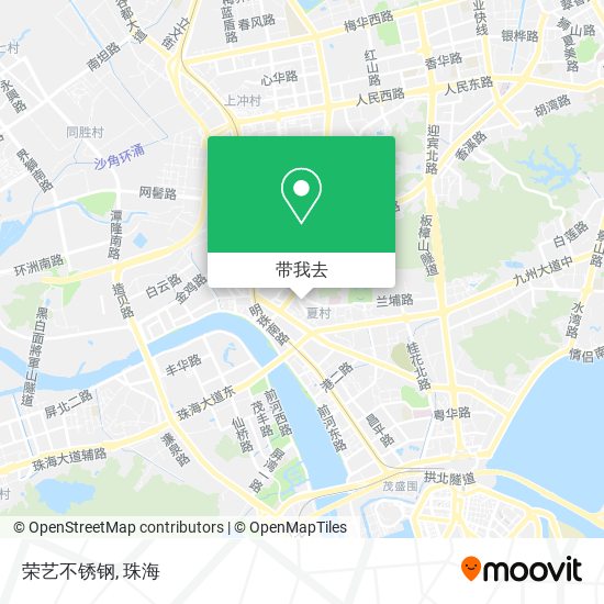 荣艺不锈钢地图