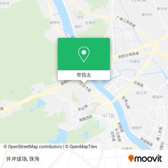 井岸煤场地图