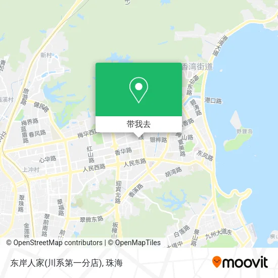 东岸人家(川系第一分店)地图