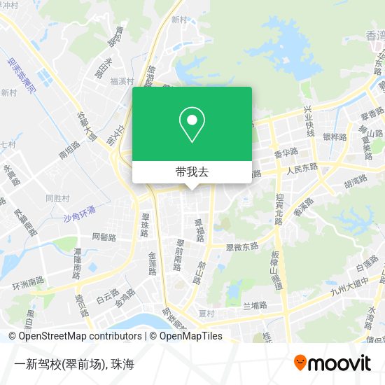 一新驾校(翠前场)地图