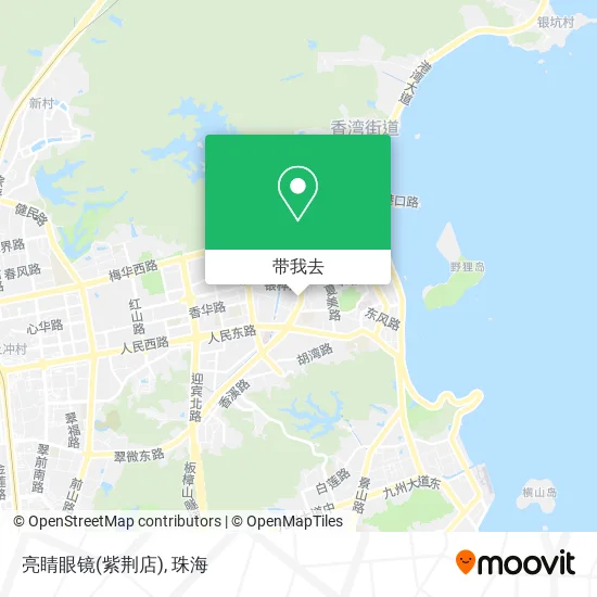 亮睛眼镜(紫荆店)地图