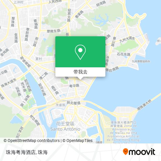 珠海粤海酒店地图