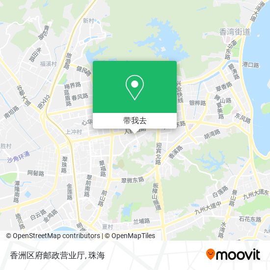 香洲区府邮政营业厅地图